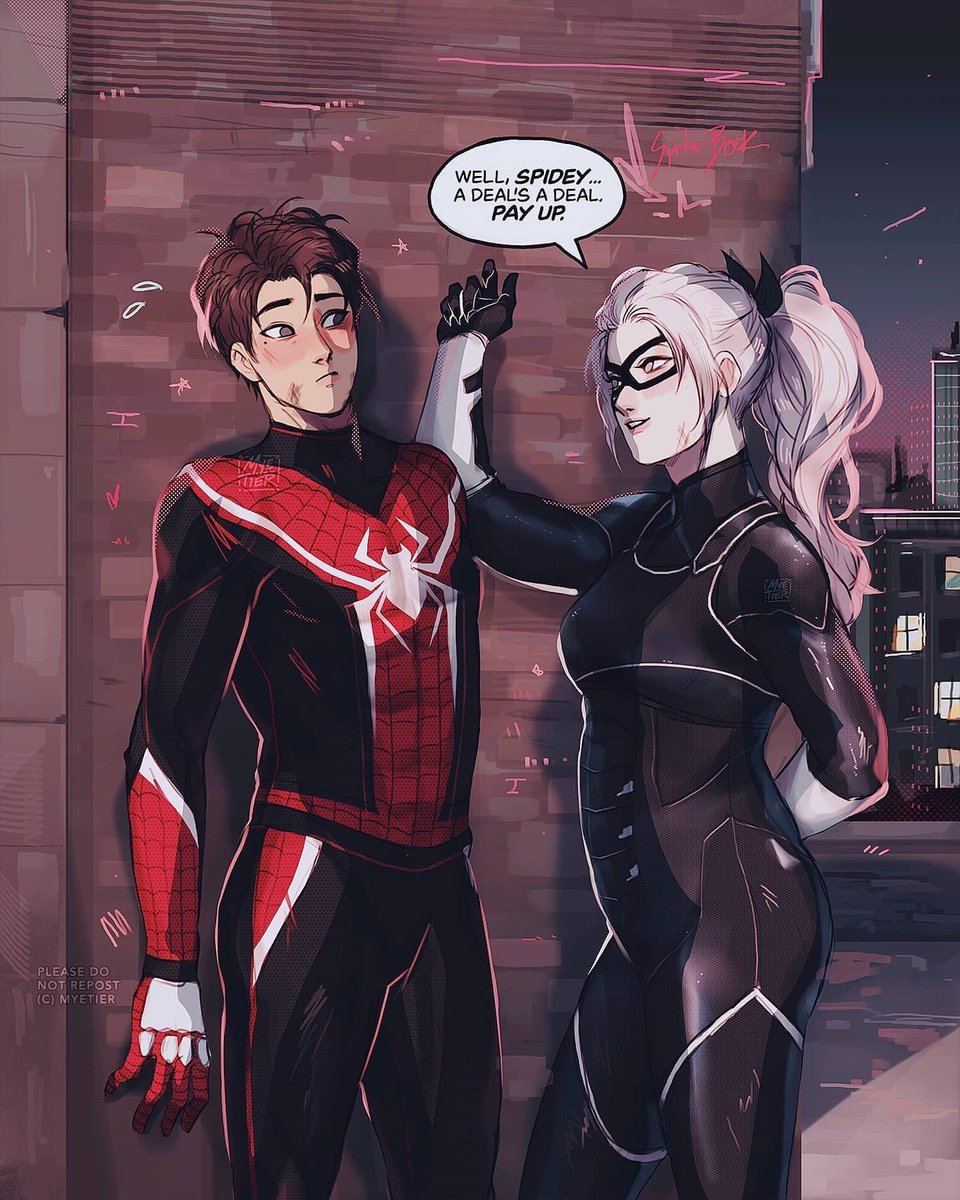 FarmIykay's tweet photo. Kiss the boy #spiderman 

Artist; myetie on Instagram https://t.co/NwA3ipicBX