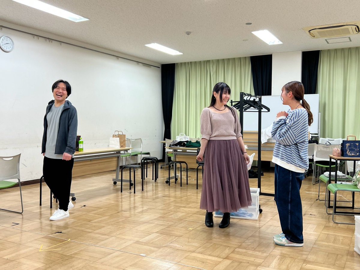 ima_miki71's tweet photo. #HT2026 
昨日は粗通しでした！！
通してみると改めて気づく部分があったりして、残りの稽古も頑張るぞと気合い入りました！🔥

上演時間は80分です！✨

久しぶりの舞台なので、是非観に来ていただけたら嬉しいです！🤩

[今橋美紀扱い 予約フォーム]
https://t.co/7d4UOGQZns https://t.co/gA1UwF5mEv