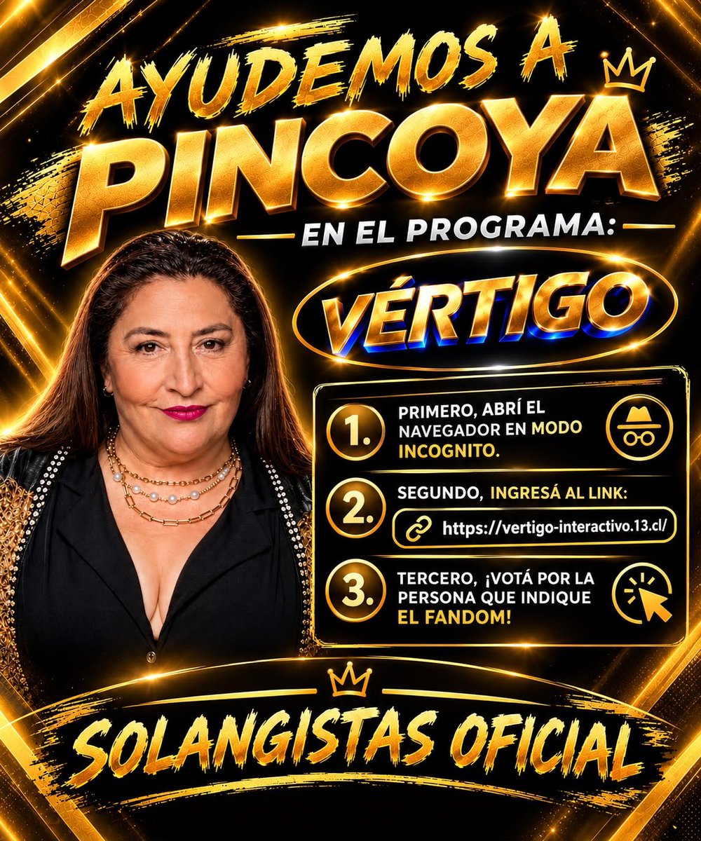 SolangistasOff's tweet photo. IMPORTANTE SOLANGISTAS 🔥
El voto es NEGATIVO y el foco lo pone el fandom Pincoyista que estaremos apoyando! 
Se vota por este link: https://t.co/xWKe5jj9Lr
(Lo pueden hacer en modo normal pero en incógnito pueden votar otras veces si cierran la pestaña y abren de nuevo) https://t.co/51XELZ6qYr