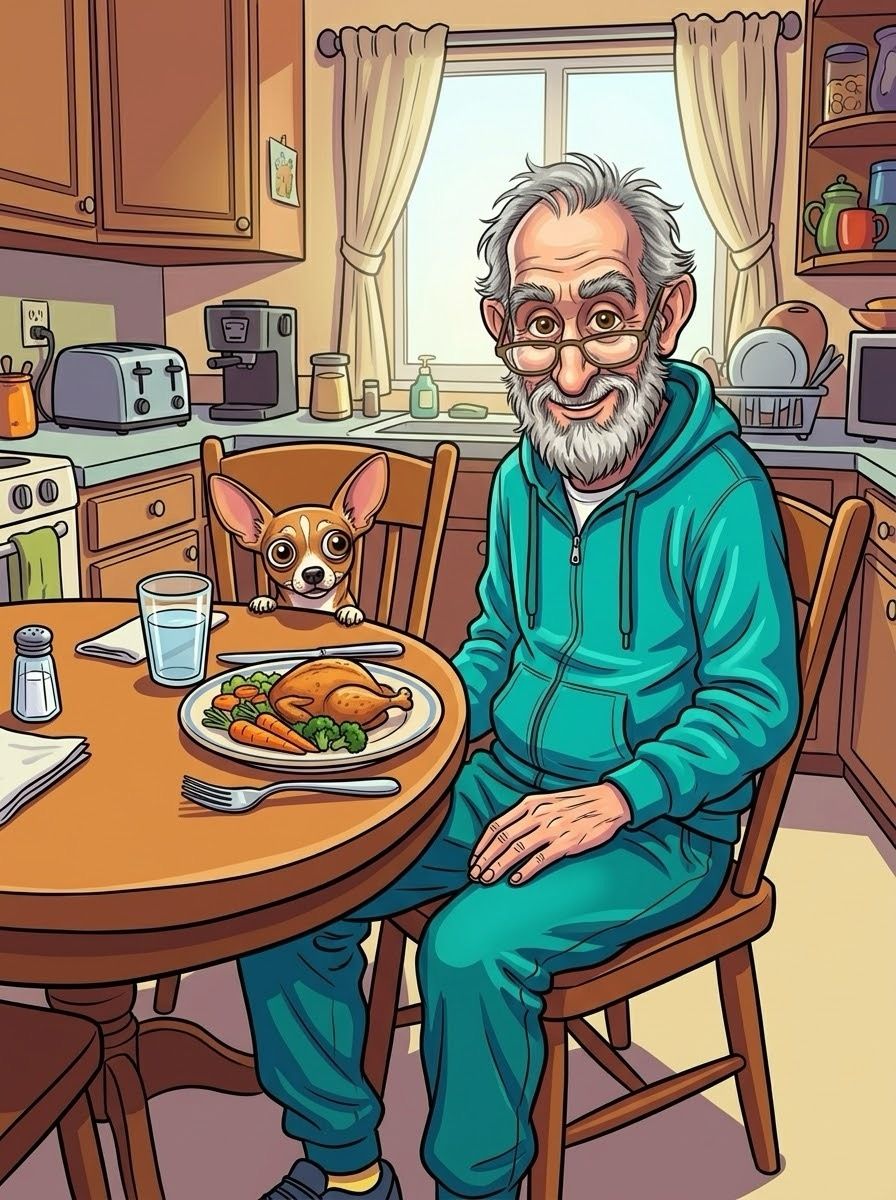 ADHDMomentLive's tweet photo. Me: Would you like to try something different?
Dad: No.
Me: Something new?
Dad: No.
Me: A different vegetable?
Dad: Why would I do that?

Negotiations have failed. Chicken remains in power. #CaregiverLife #ElderlyParent #CaregivingHumor https://t.co/rRvINNHzug