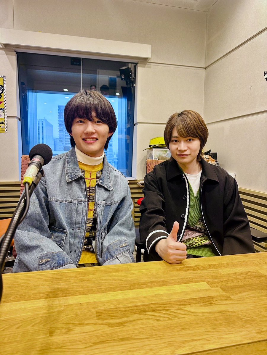 ohapaso's tweet photo. 舞台「ぼくのドラゴンがごはんを食べない!!」で
ダブル主演を務める
B&amp;ZAIの #稲葉通陽 さんと #今野大輝 さんでした💛🩷

大阪公演は11/27（金）から
サンケイホールブリーゼで🐉
https://t.co/luMzsLHxYH

#ABCラジオ #おはパソ #古川昌希
#BandZAI https://t.co/Zrg5n9wPbx