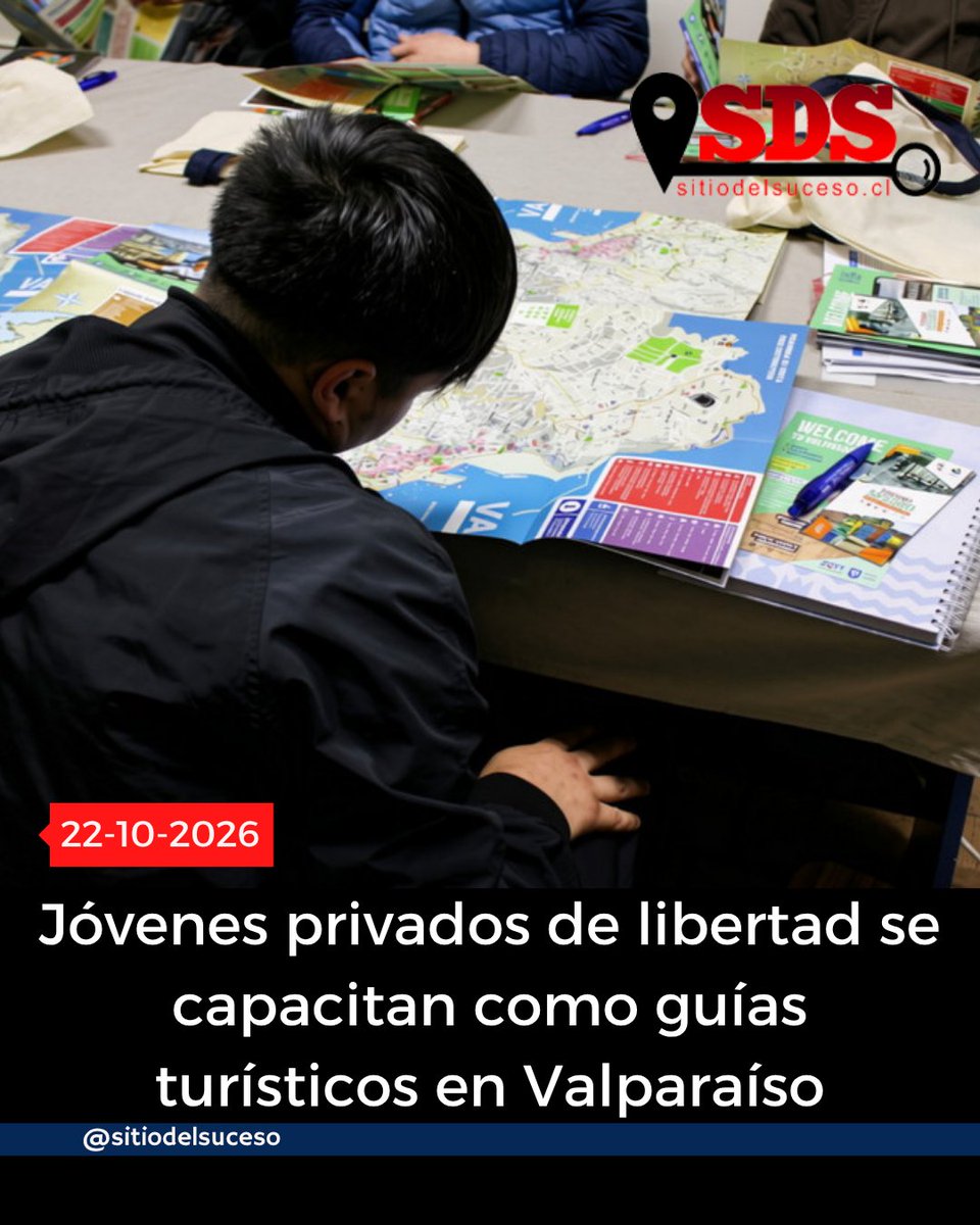 sitiodelsuceso's tweet photo. Jóvenes privados de libertad se capacitan como guías turísticos en Valparaíso

Detalles en ➡️  https://t.co/LHXIM1Jzng https://t.co/7Q0c2xuN1y