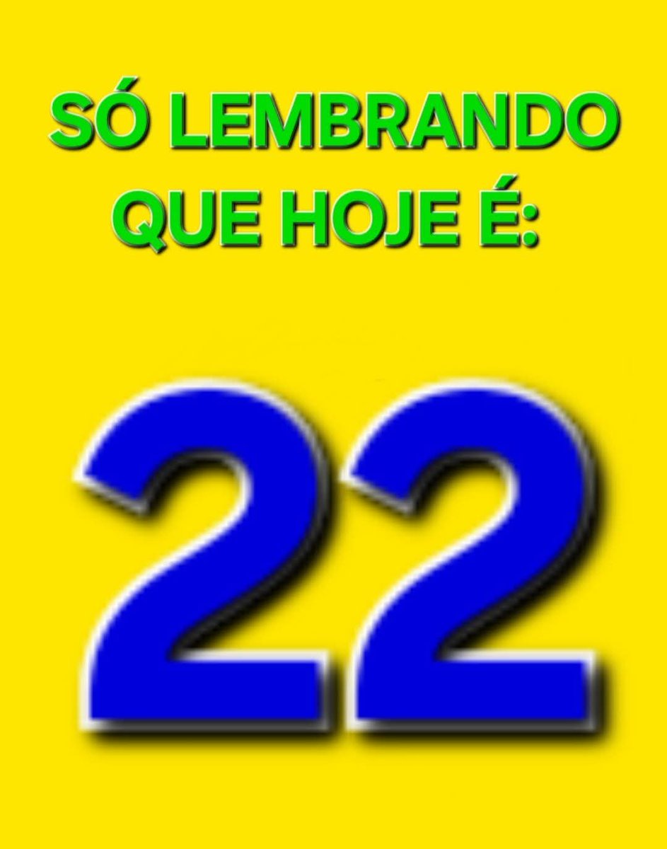 Joaquim_Kinkas's tweet photo. SÓ PRA LEMBRAR!
HOJE É 22, DOMINGO 25 É> 22 https://t.co/E1FA3noHKY