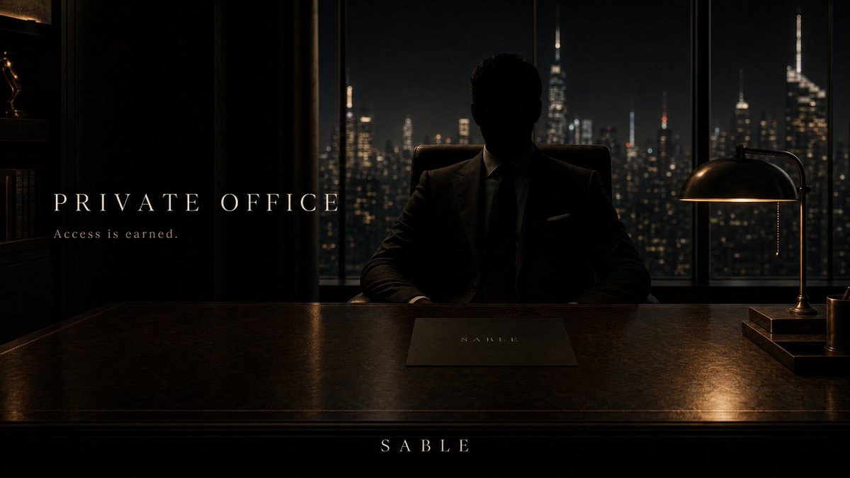 SablePrivate's tweet photo. NOT EVERYONE GETS ACCESS.
-- SABLE https://t.co/WMlaFwvShY