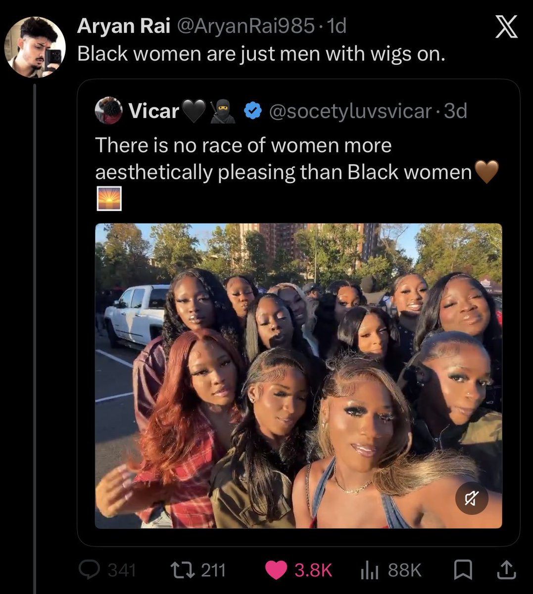chicagosve8697's tweet photo. @VictoriaoVentin @VentingVault000 @ShineAssassin @jasonterrysysbm You worthless bitches are men with hard wigs. https://t.co/4gmjhnOczt