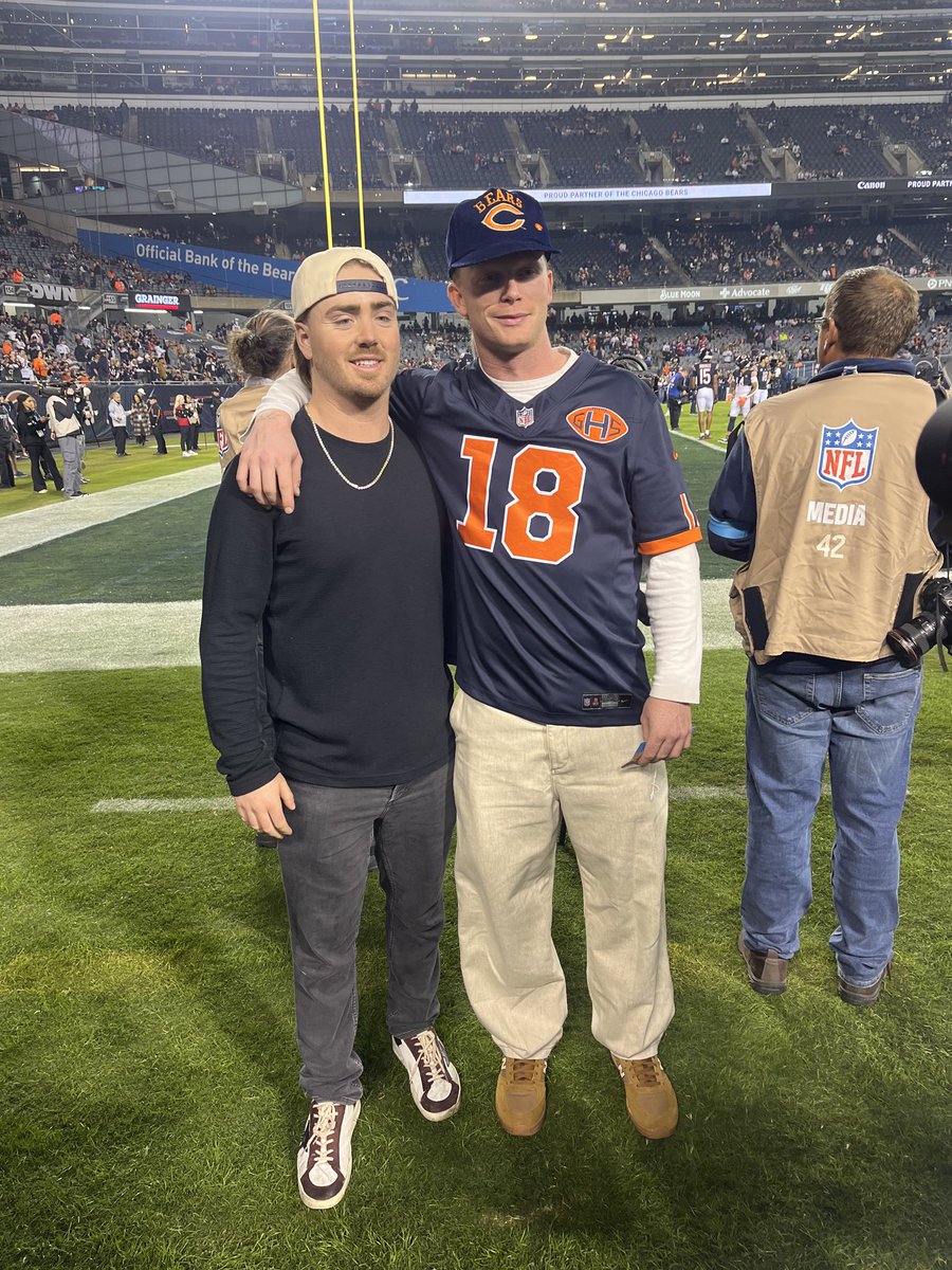 LarryMayer's tweet photo. White Sox’ Chase  Meidroth and Cubs’ Pete Crow-Armstrong on sideline before game https://t.co/xSn7Eg5wSH