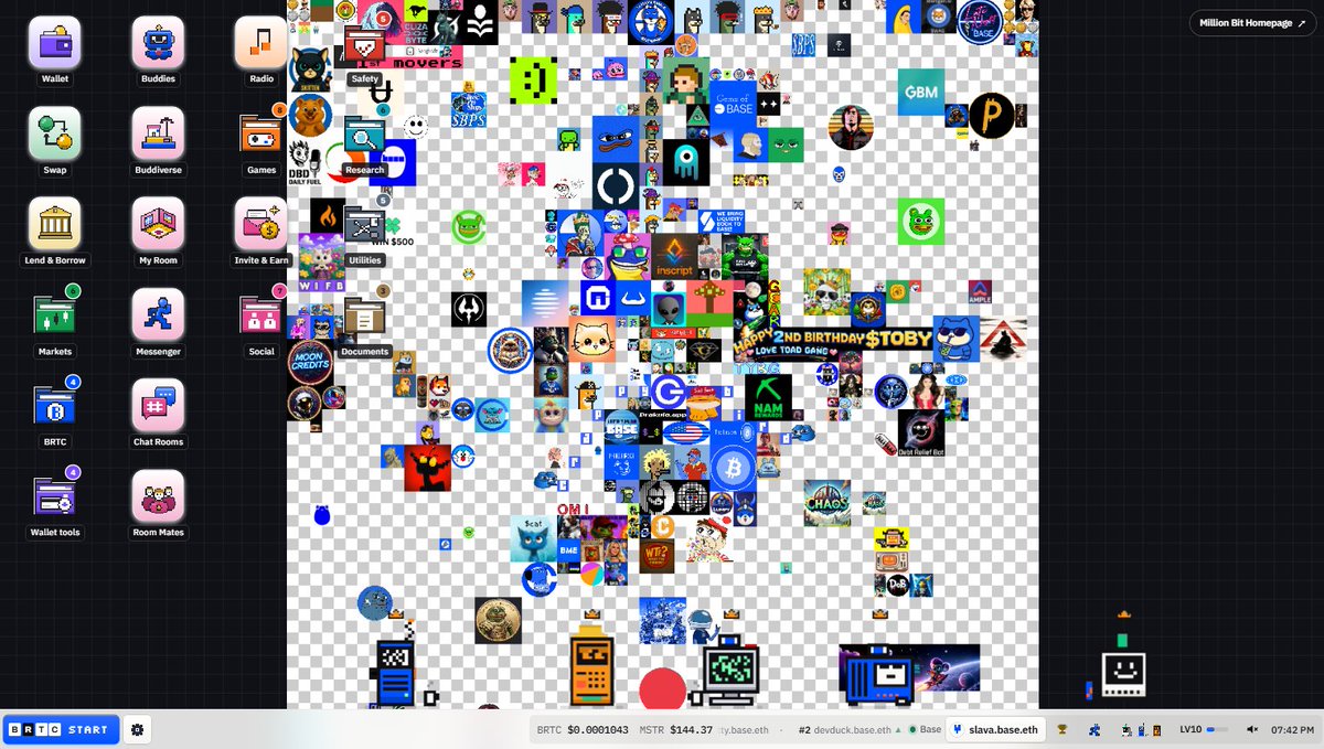 baserooms's tweet photo. @base Rooms OS now has @BitHomepage as a desktop wallpaper option to remind you of the best projects listed! 

Thank you for what you do @comster would love your feedback ty! https://t.co/jOXF6xm0RX