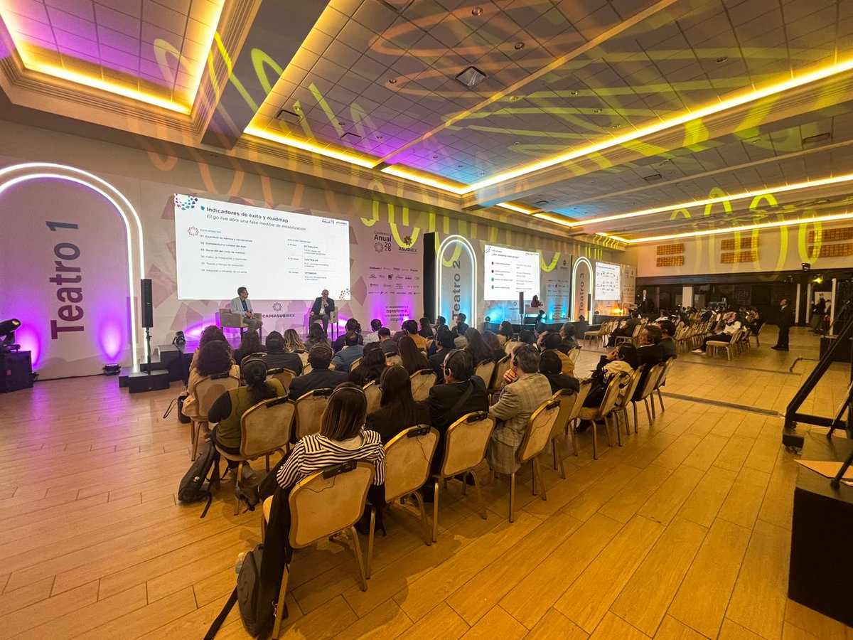 Dxgrow_HXM's tweet photo. Amilcar Caballero, nuestro socio fundador y Director de Operaciones SAP Nómina, Tecnología e Innovación en #Dxgrow, participó en el panel “Migración de la nómina a la nube", durante la Conferencia Anual #ASUGMEX 2026.
#ASUGMEX2026 #SAP #SAPSuccessFactors #NóminaEnLaNube https://t.co/uMNgsGrMU3