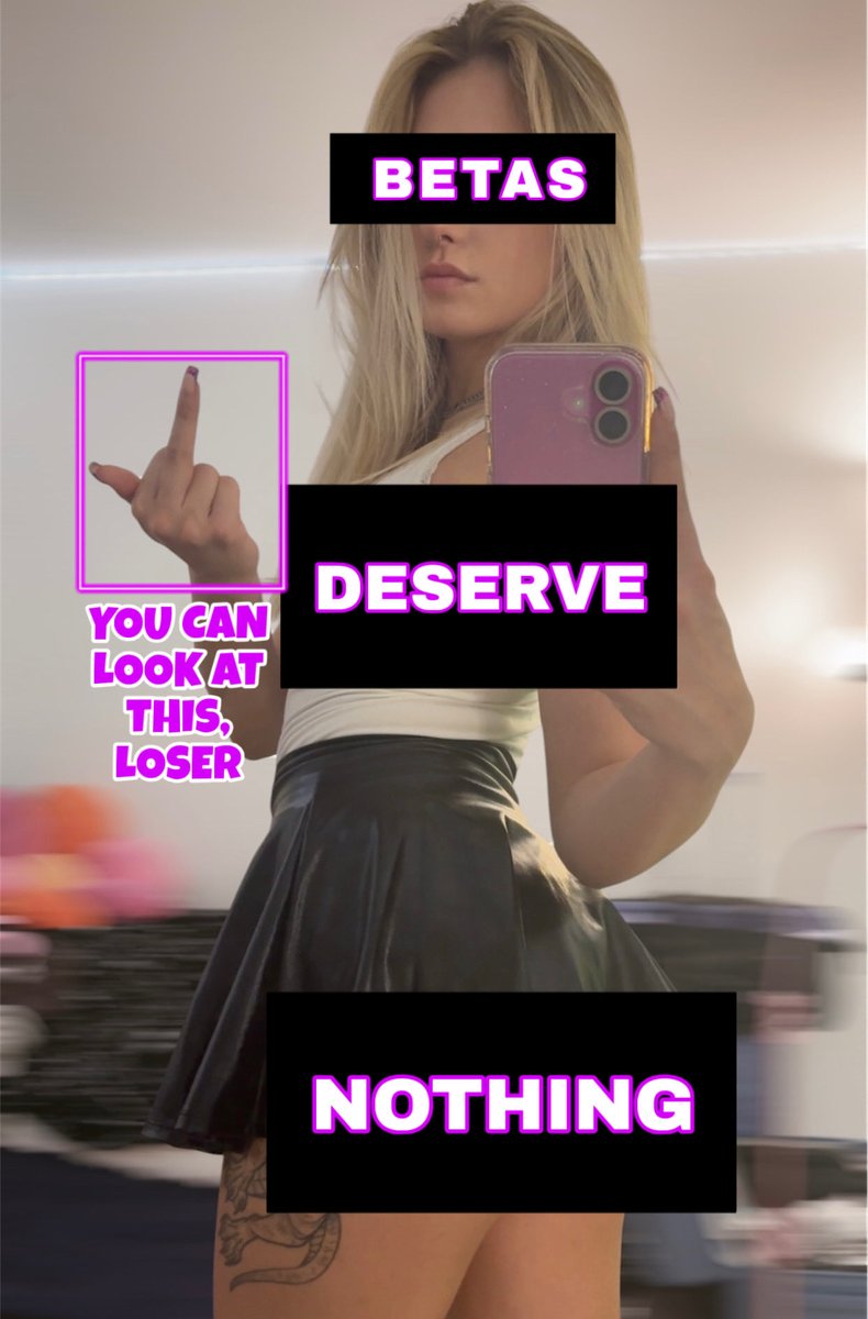 spoiltkylee's tweet photo. you can get off to me flipping you off, cuck https://t.co/A0DmcFQ4nQ
