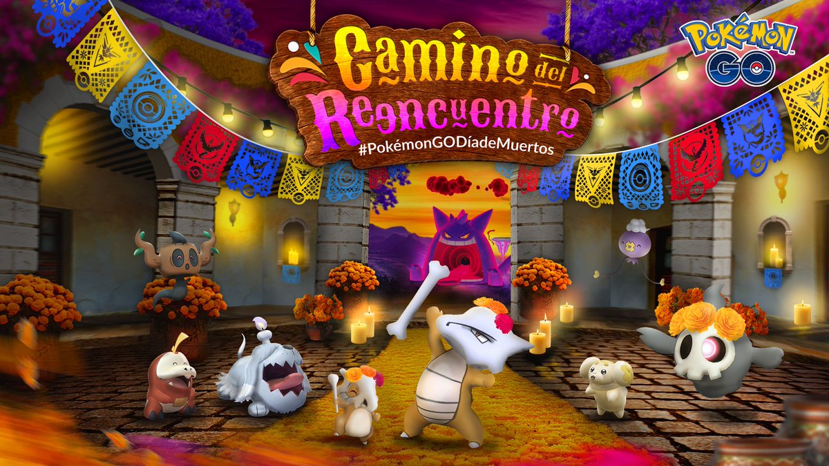 pokexperto's tweet photo. Anunciado el evento de Día de Muertos 2026 en Pokémon GO:

📆 27 de octubre a 5 de noviembre
🌐 México
➡️ Cubone con corona puede aparecer con Incienso, desafíos de equipo y tareas de investigación. Puede tener Fondo Especial.
➡️ Investigación temporal con pegatinas del Día de Muertos
➡️ x2 duración de Incienso y Pinocho
