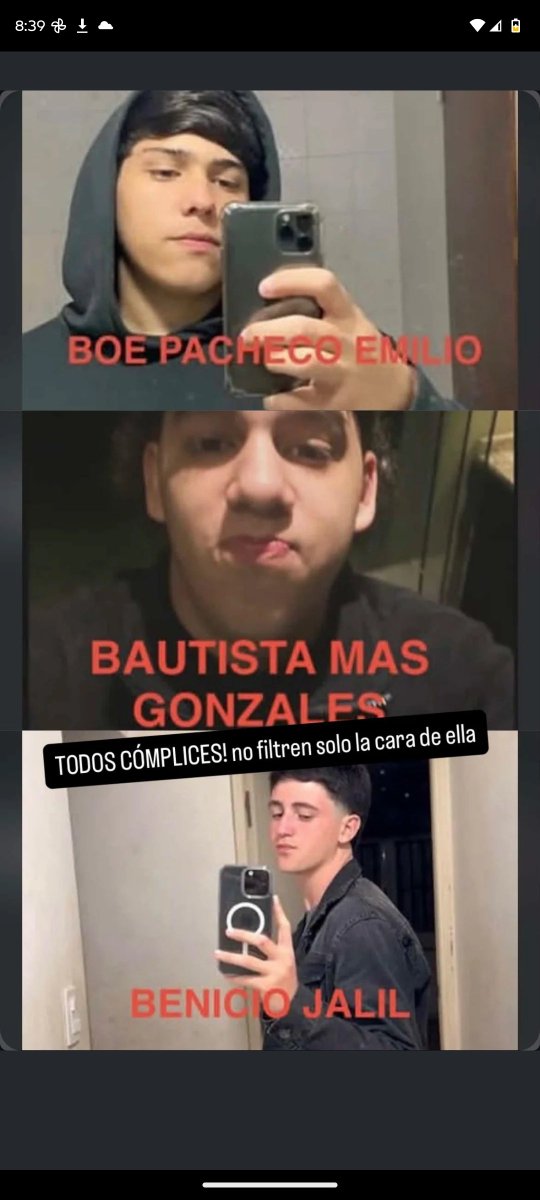 camugalindez_'s tweet photo. A mí q me importa de quien carajos sean hijos estos, todos son cómplices,estos son los q difundieron los videos!! Difundan. https://t.co/1r3YabUNM7