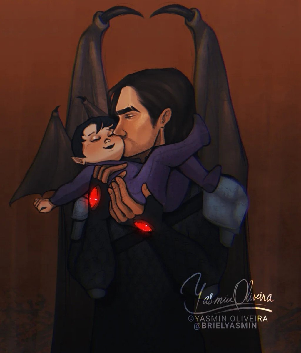 feyrewifey's tweet photo. titia mor e titio cassian 🥹😭😭😭❤️ vou morrer de amor 

🎨: brielyasmin https://t.co/JK1rwt72ju