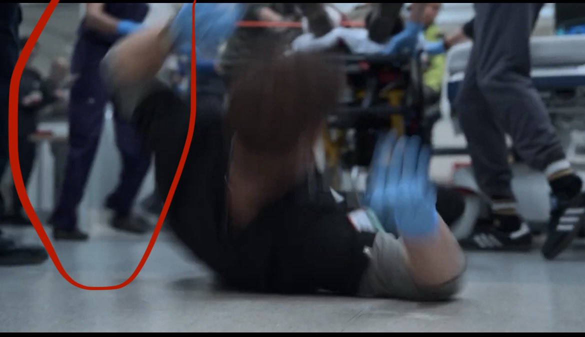 zegljackets's tweet photo. for anyone legitimately curious, the pitt teaser usually has content from around the first 5-6 episodes. garcia is in it three times in three different locations w/ different sets of characters each time (indicating three different cases). https://t.co/uTLENJwwRA