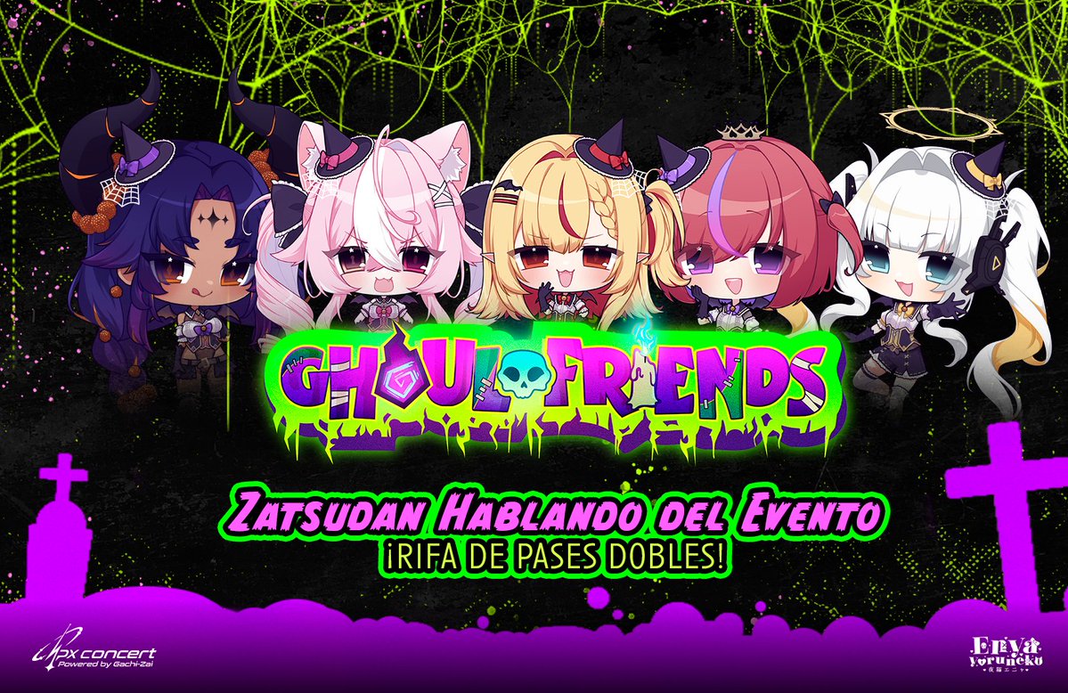 MixteNex's tweet photo. ¡Hoy nos espera un zatsu de TERROR! 👻🧛🏽

Hablemos un poco acerca de GHOULFRIENDS, el concierto que viene para @lamolemx este 31 y 1 de noviembre ¿Tienes alguna pregunta sobre el evento? ¿Quieres platicar con nosotras sobre ideas de trick or treat? 🧟‍♀️

Nos vemos 6 PM MX! https://t.co/tg0NCtPAtt
