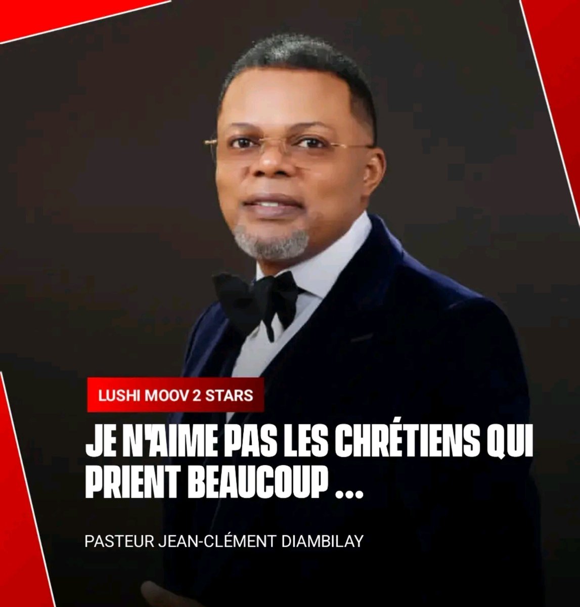 mumbilay's tweet photo. 📌📌 || « Je n’aime pas les chrétiens qui prient beaucoup », affirme le pasteur Jean-Clément Diambilay.

« Quand vous travaillez beaucoup, vous allez vous fatiguer. Quand vous priez beaucoup, vous allez vous fatiguer. La Bible ne dit pas qu’il faut prier beaucoup, mais elle dit : “Priez sans cesse” », explique le pasteur.

Pour lui, prier sans cesse signifie faire de la prière un mode de vie. Quand tu te réveilles le matin, tu pries. À midi, tu pries. Le soir, tu pries aussi. La prière doit t’accompagner tout au long de ta vie, car tu sais que Dieu est ta véritable source.

C’est là que se trouve la différence entre prier beaucoup et prier sans cesse. Prier beaucoup peut signifier passer plusieurs heures d’affilée en prière, tandis que prier sans cesse signifie garder une relation permanente avec Dieu. Tu peux prier pendant quelques minutes le matin, reprendre à midi et prier encore le soir. L’essentiel est de faire de la prière une habitude dans ta vie.

Le pasteur félicite ainsi les hommes et les femmes qui ont compris l’importance de la prière et prie pour que Dieu accorde à chacun ce qu’il recherche.

N'oubliez pas de vous abonner !