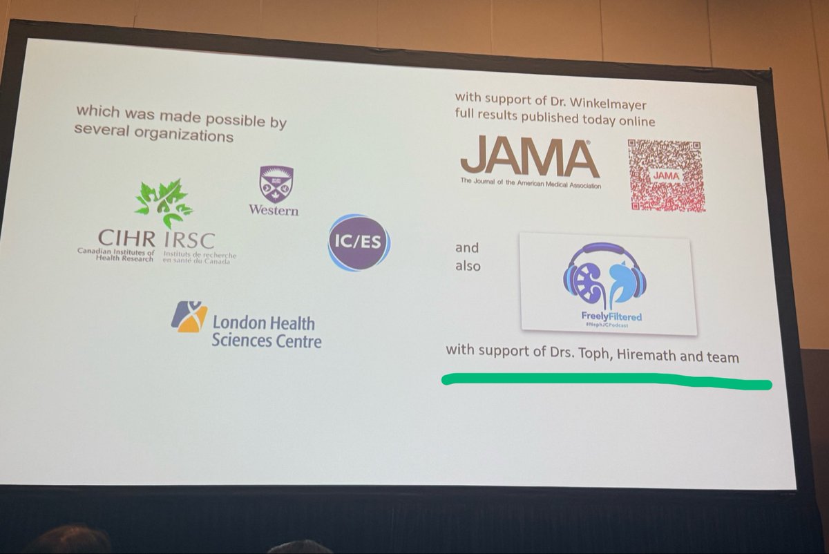 NephJC's tweet photo. Last but not least, during late breaking sessions #kidneywk, @AmitXGarg presenting a @JAMA_current simultaneous publication and simultaneous @FreelyFiltered episode released 

🥁Pregnancy Outcomes after Kidney Donation

https://t.co/7hs13ET9dW https://t.co/9H6Hbt0fbs