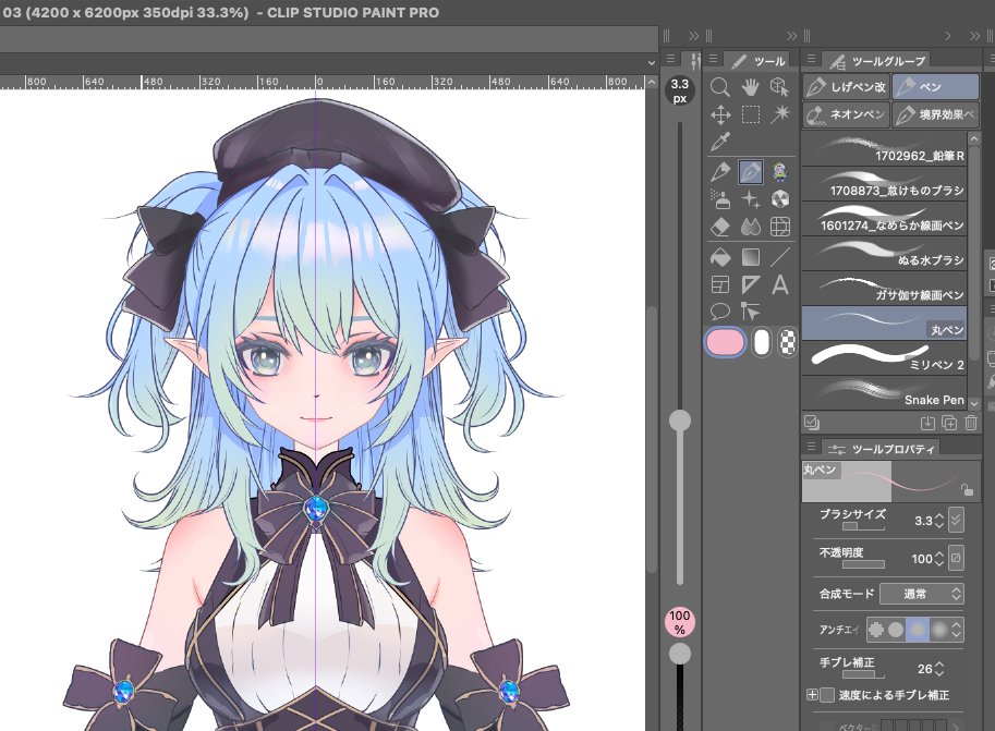 marche_artwork's tweet photo. 最近 VTuber アバターイラストを描くのにハマってたので、まともに仕上がりそうな個体だけイラスト素体として #nizima に出してみようと思います
飽きなかったら続けます（何かしらのフラグ）
キャンパスサイズがちょっと小さかったのが残念... https://t.co/b24AXu5i83