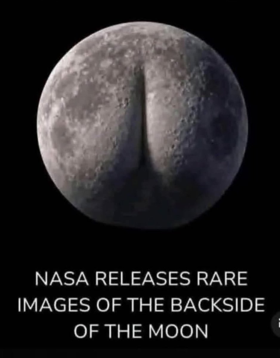 beautifoolgame's tweet photo. 🌕 NASA finally explains why the backside of the Moon is always in the dark! 🍑🤣💀
#TheBeautifoolGame #NASA #Moon #SpaceHumor #FunnyMemes #ScienceHumor #DarkSideOfTheMoon #MorningLaughs #JustForLaughs https://t.co/7Dvml6xSMt