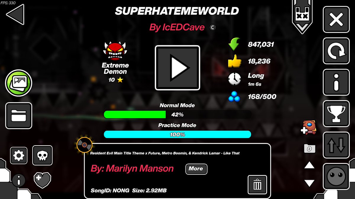Toyomiosu's tweet photo. SUPERHATEMEWORLD DIA 1
4 runs(43,36-80,77-94,87-100) https://t.co/h3VtuRbKU5