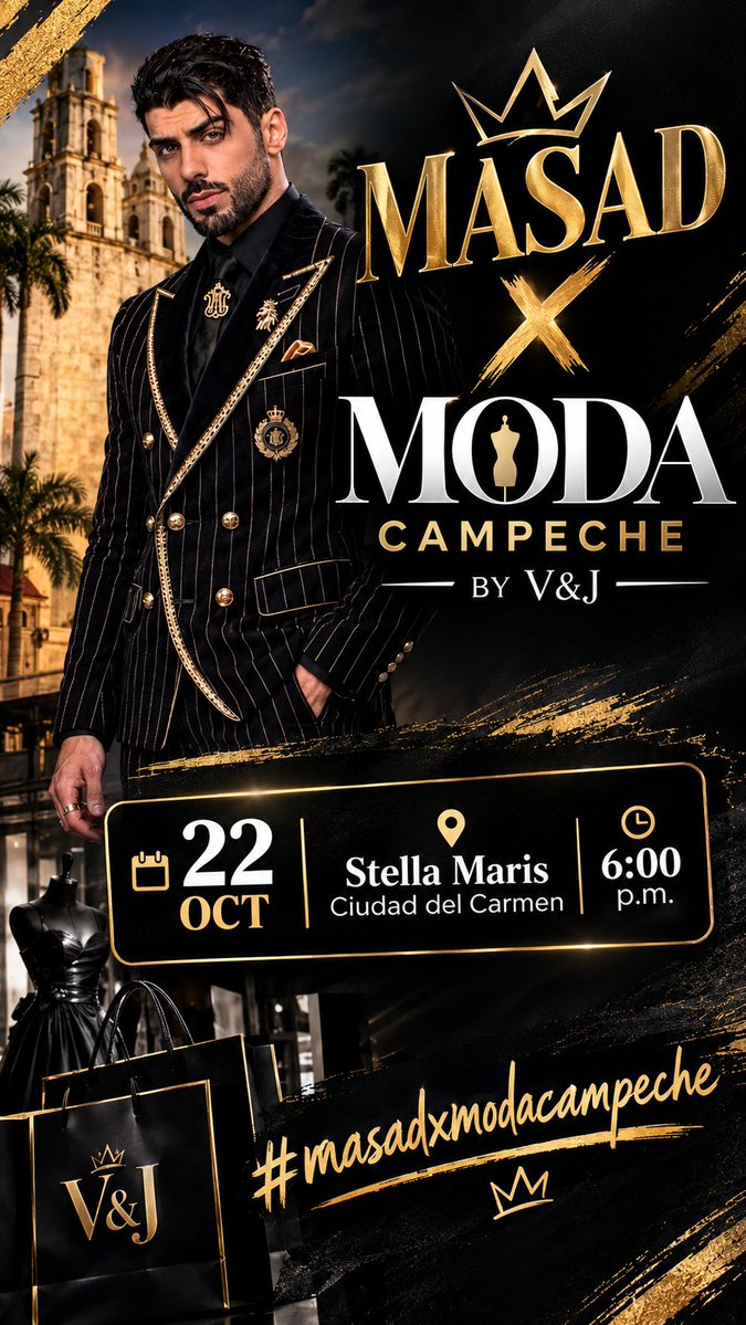 jazmin819821829's tweet photo. MASAD X MODA CAMPECHE BY V&amp;J 
#masadxmodacampeche https://t.co/rVBjRIfPOO