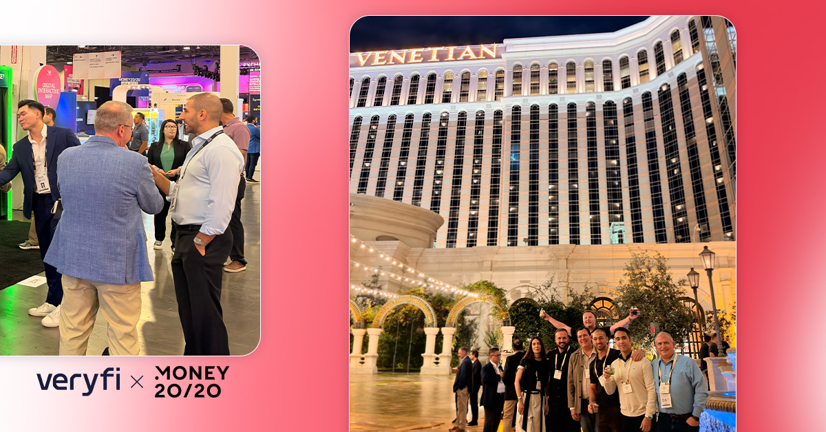 Veryfi's tweet photo. 🙌 That’s a wrap on @money2020 Vegas. Three days, a lot of good conversations, and one topic that kept coming up at our booth: document fraud is getting smarter, and most teams are still catching it by hand. 

Thanks to everyone who stopped by to see how Veryfi flags tampered receipts, checks, or any document types in seconds.

#money2020 #recap #frauddetection #ai