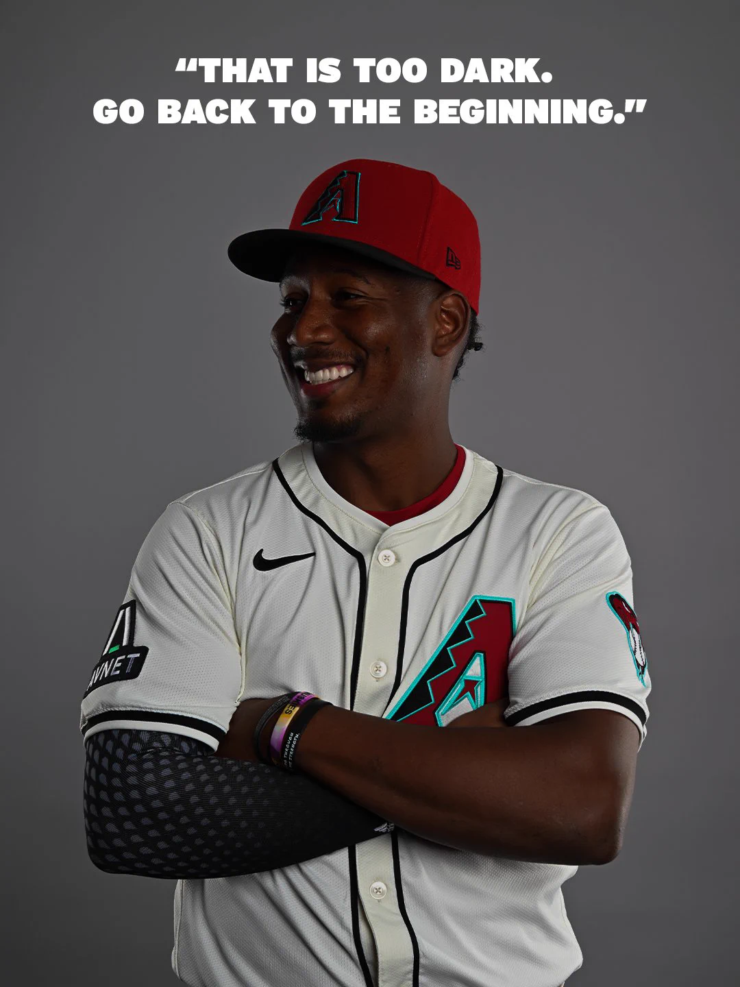 "That is too dark. Go back to the beginning."

A photo of Geraldo Perdomo smiling.
