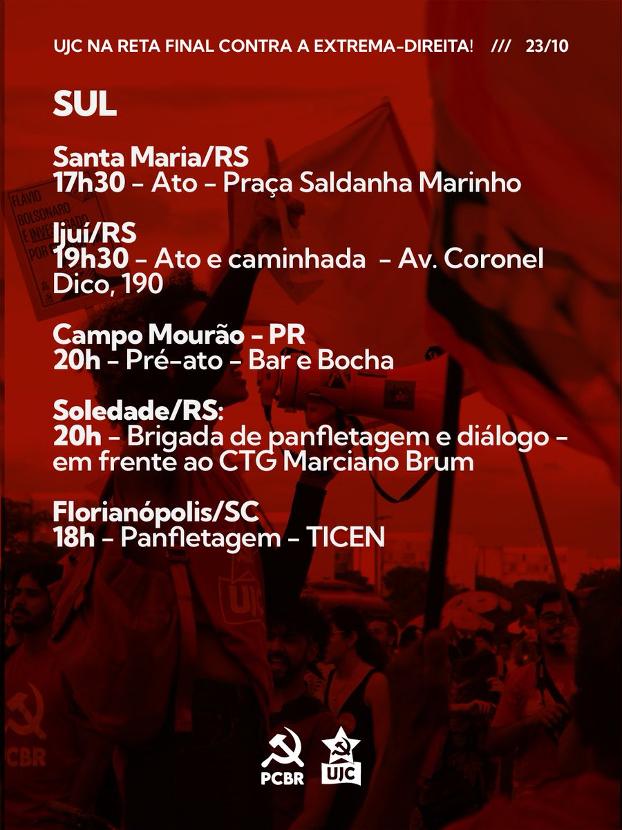 pcbrnacional's tweet photo. 📍 SUL: https://t.co/8DTqSNSw4V