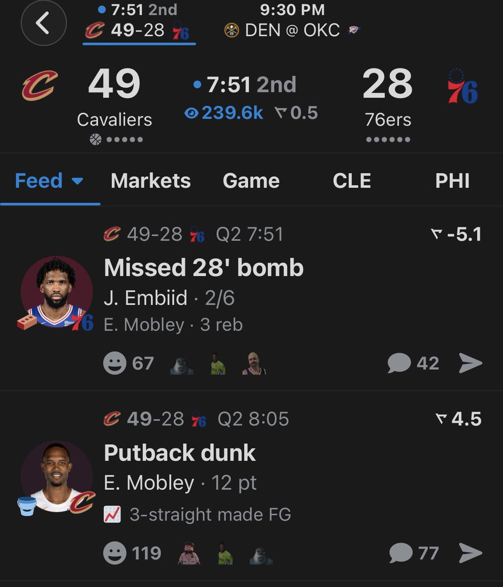 SITENYK's tweet photo. Sixers fans realizing that championships aren’t won on opening night😭 https://t.co/f83raYQjw4