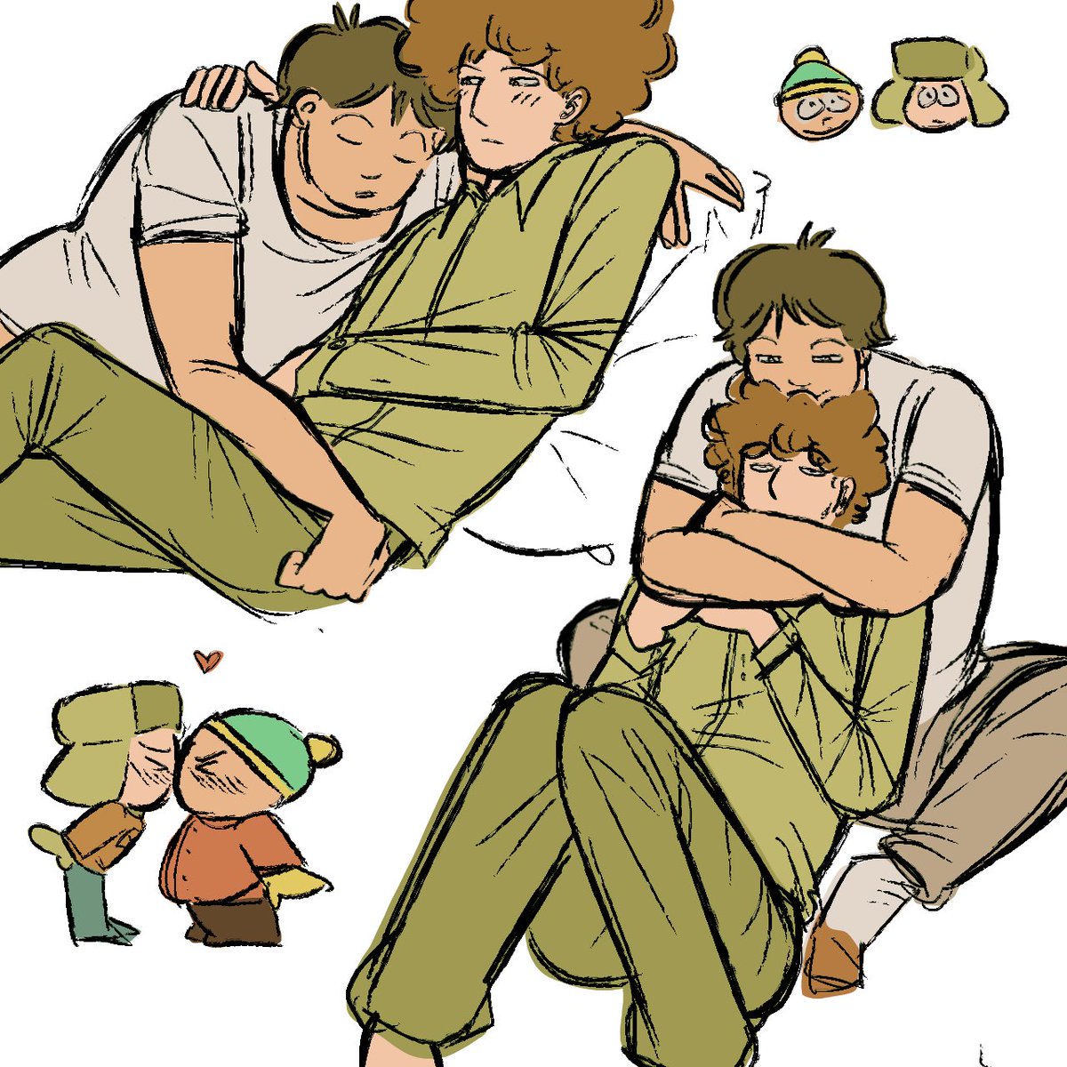 esterbagi's tweet photo. some sleepy doodles #kyman https://t.co/5TqvK7wgkr