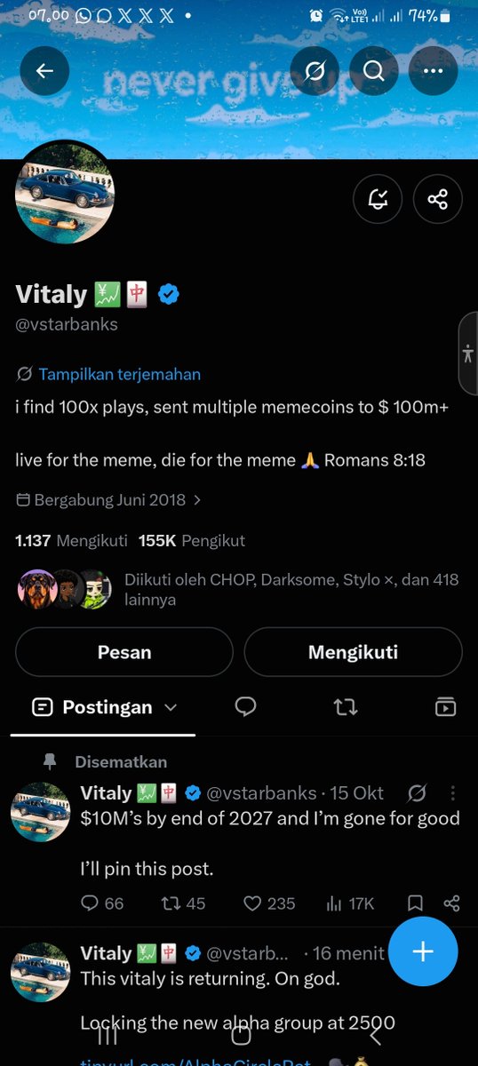 0xRiuNala's tweet photo. @Winify @vstarbanks Okeei https://t.co/xNtOA75G8d