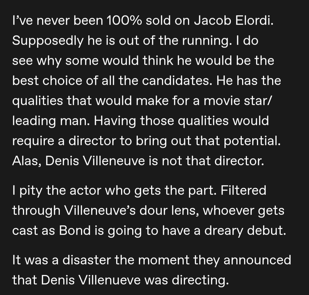 __danman007's tweet photo. My thoughts on Bond casting choices... https://t.co/VEqKk2FxcJ