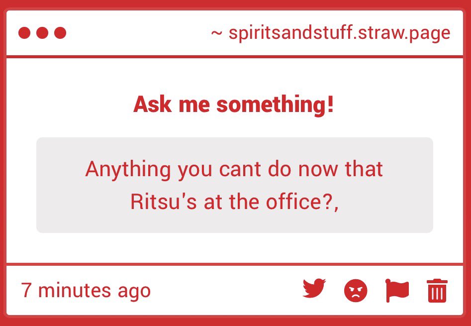 spiritsnstuff's tweet photo. I guess so yeah.. I mean we should all focus on our jobs anyways https://t.co/3gGaXLf5L4