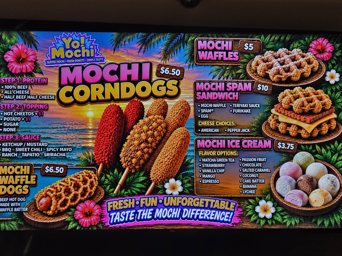 SailorMagatron's tweet photo. saw the ugliest Ai slop menu the other day. It looks so unappetizing and gave me trypophobia 🫠 https://t.co/joAfQZrtsY