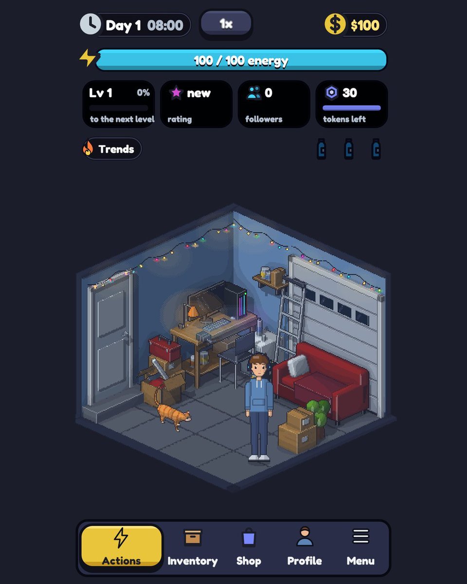 ZazaGDev's tweet photo. @VamsiBuilds Cute stuff counts?  Building my first pixel art mobile game. Lets connect 🤝 https://t.co/UZyfjsM1l3