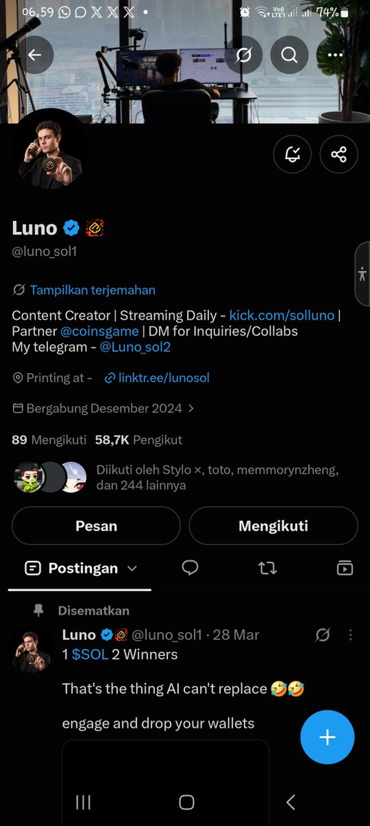 0xRiuNala's tweet photo. @luno_sol1 Much thanks luno https://t.co/11vPyvDGiU