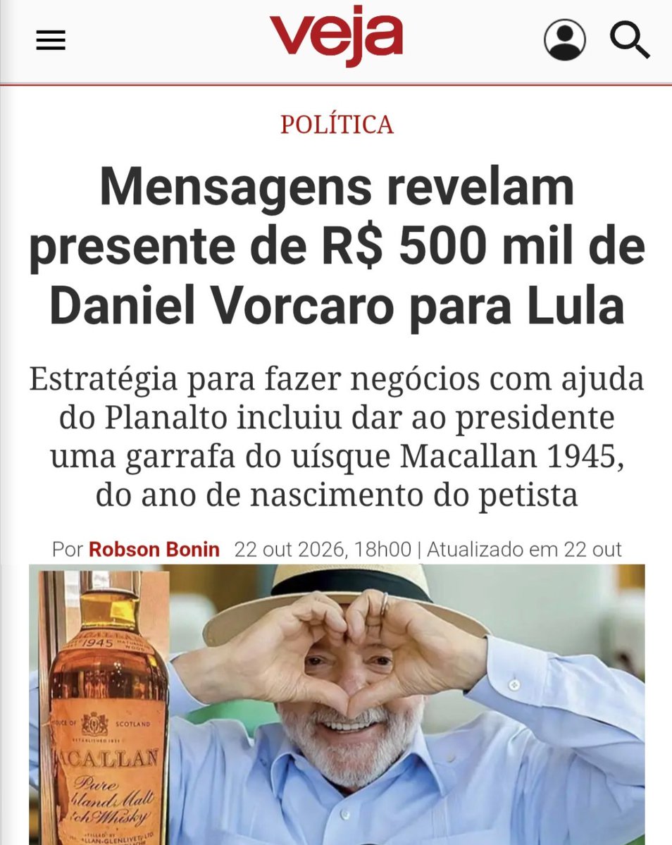 vinkerrr's tweet photo. @Metropoles #DELATAROBERTA
#ForaLula https://t.co/EmiaCAC8Be