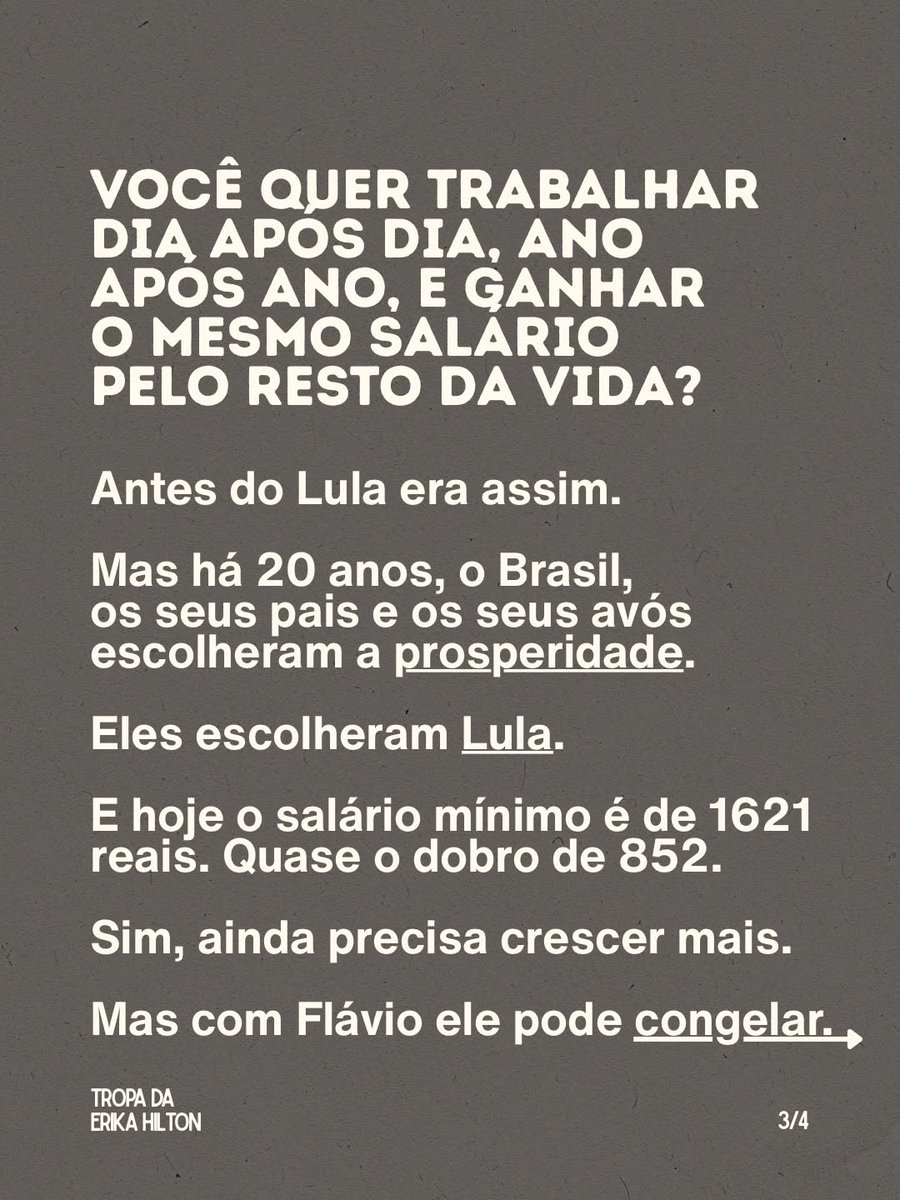 joujouba_'s tweet photo. Você viveria com 852 reais?

Nos planos de Flávio Bolsonaro, esse poderia ser o salário mínimo hoje.

#FlavioOdeiaTrabalhador 
#LulaVaiVirar https://t.co/QGqqP7uTQ2