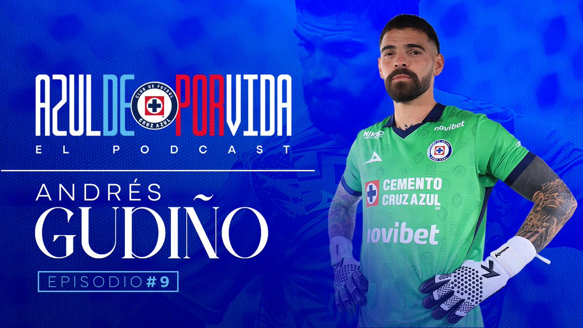 CruzAzul's tweet photo. ¡Ya se está estrenando “Azul De Por Vida: El Podcast” con Andrés Gudiño! 

Acá se los dejamos, Azules. 
➡️ https://t.co/3zcTGSWkOn https://t.co/n4wZPOu5gQ