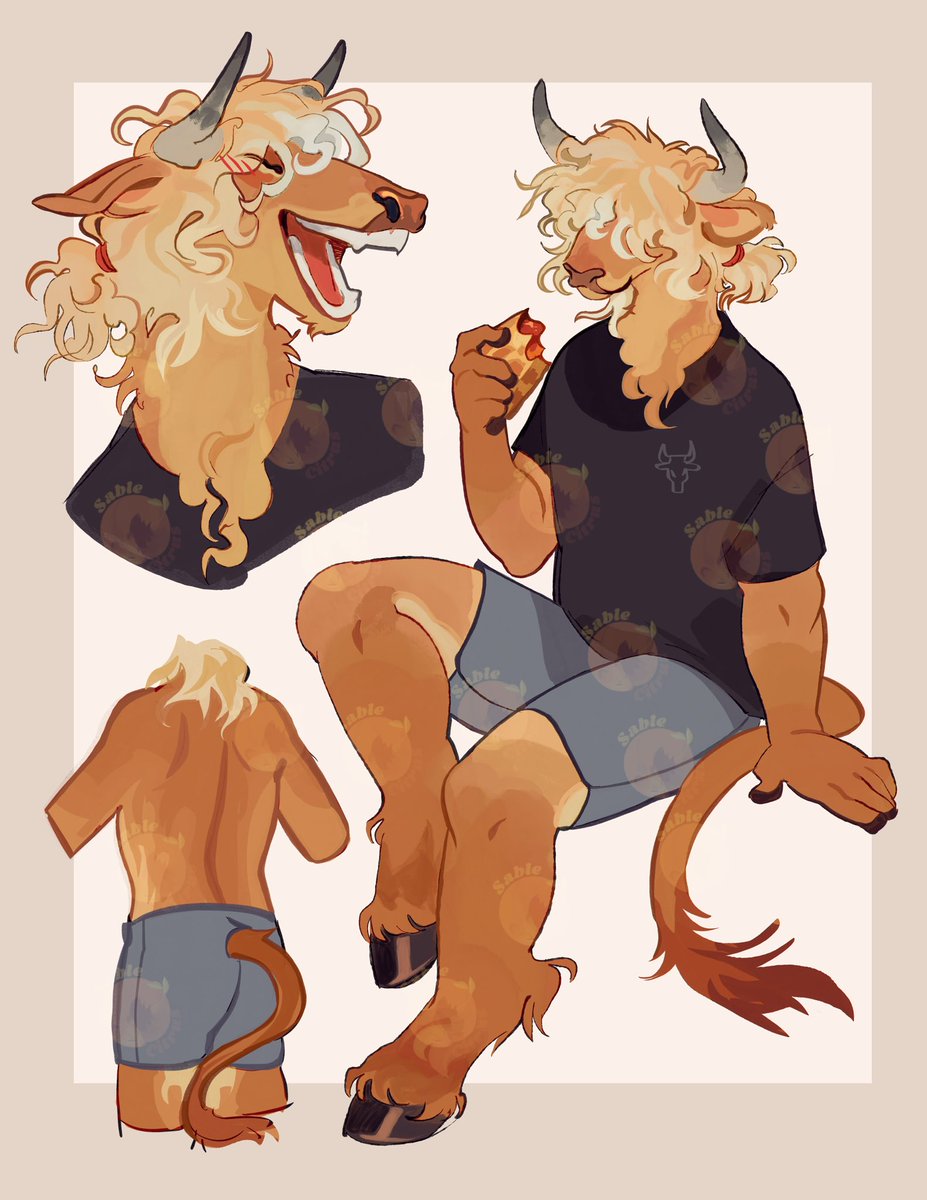 sablecitrus's tweet photo. Highland cow adoptable! 🐄 https://t.co/Hq5YynB3gD