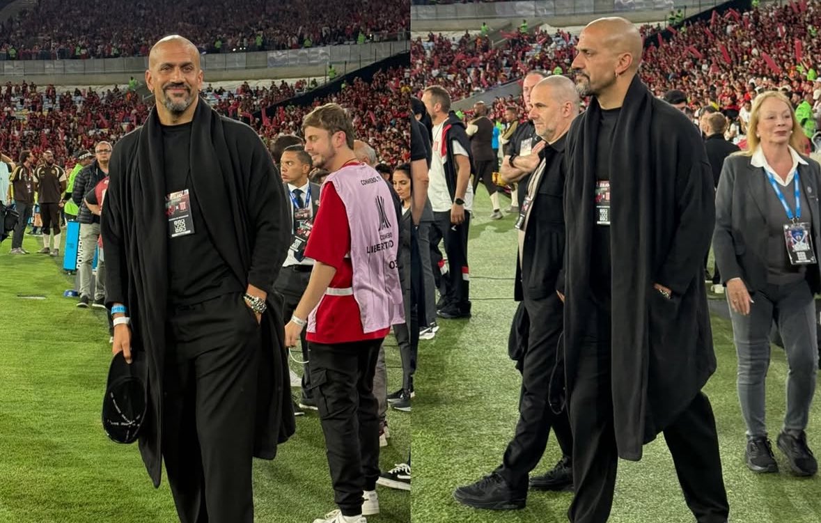 AgusCimini_'s tweet photo. #EDLP ✅🦁 Juan Sebastián Verón ya presente en el Maracaná, acompañando a Estudiantes como es costumbre en el último tiempo.

📸 EdelpOficial (Ig) https://t.co/Q3FMcLfYAm