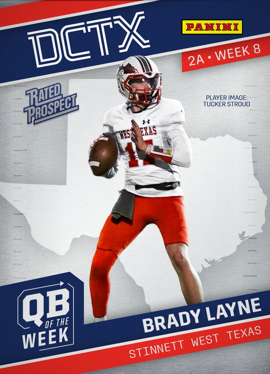 dctf's tweet photo. And in 2A, @BradyLayneQB28 threw for 312 yards and SEVEN touchdowns to power @WTComanches past Vega. 🏆 https://t.co/YTqS0Znxbg