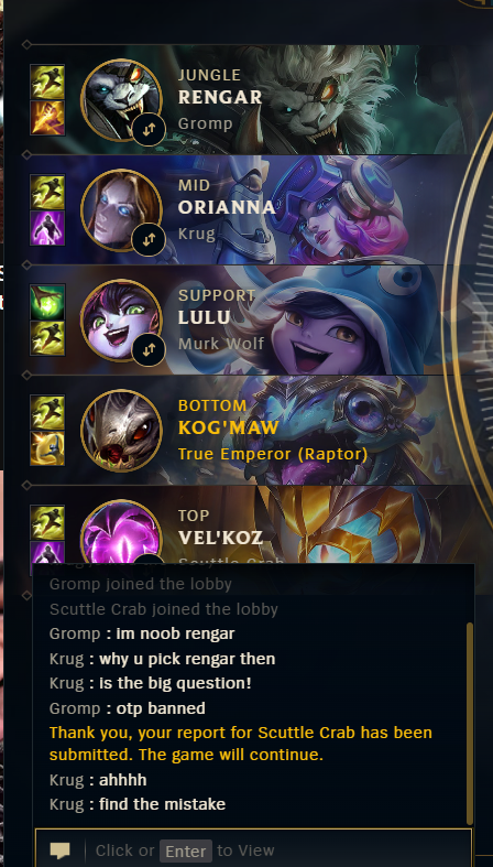 TrueEmperio's tweet photo. last pick velkoz into shen, first time rengar, we path top, we path top, wep aht top, we phat tpo , wpe aptah top, we apt hthpo https://t.co/KX3njPQnEE