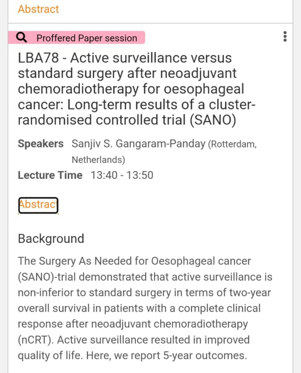 Dr Amol Akhade ESMO 2026 slide: Abstract (1 of 3)
