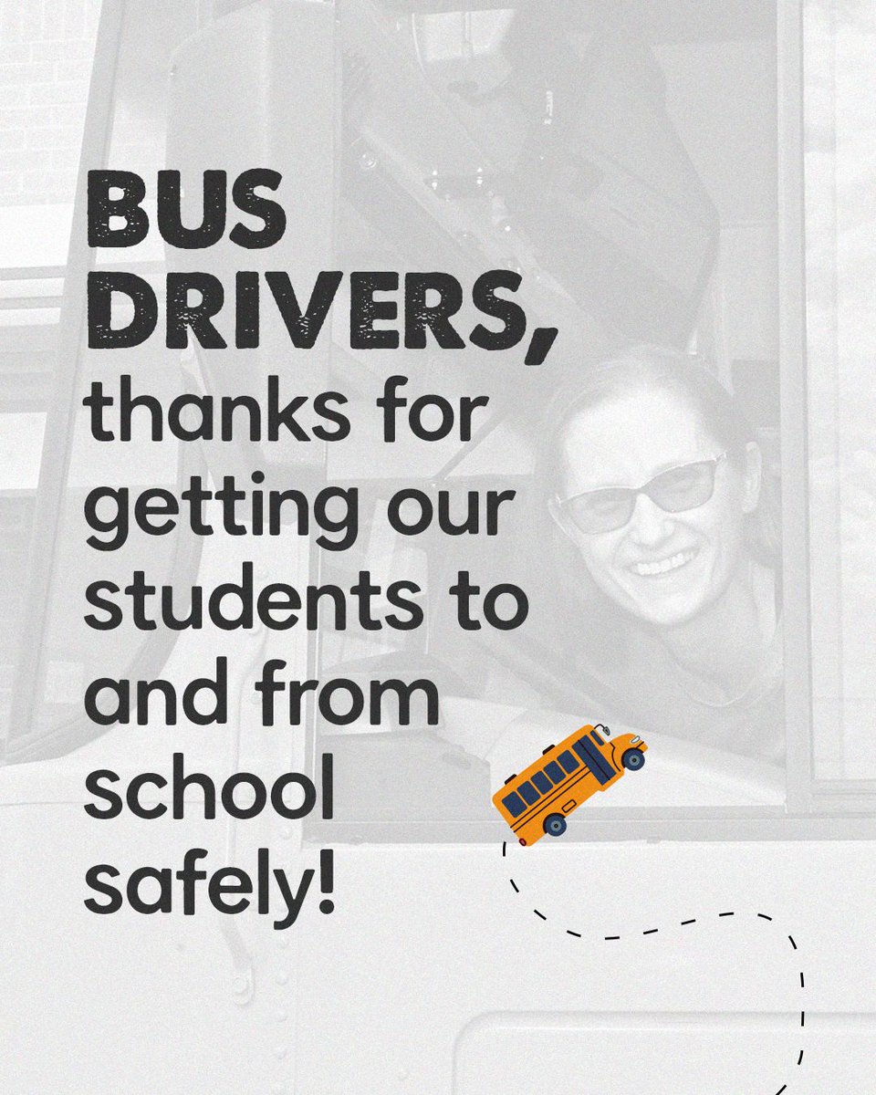 CyFairISD's tweet photo. Did you know bus transportation is available to every CFISD student? 🚌
During National School Bus Safety Week, we’re highlighting the drivers who keep CFISD moving and sharing a few reminders about staying safe around school buses.
Take a look! ⬇️ https://t.co/Z6A76VPIkH