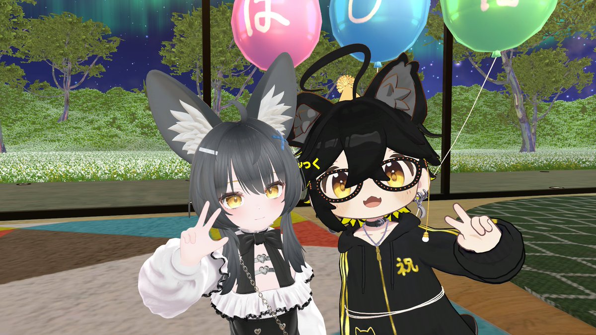 yuhi_m_vrc's tweet photo. おはよー！
昨日は作業してちょっとコトヨリにいってフレンドのお誕生日(前)インスタンス行って寝た！
面白そうなカードゲームのワールドも教えてもらったから時間作って行ってみたいね

今日は金曜日！
黒潮の営業日！
ゆるっと頑張っていこー！
#Feina3D　#Lup3D https://t.co/NOSC1QS1Ks
