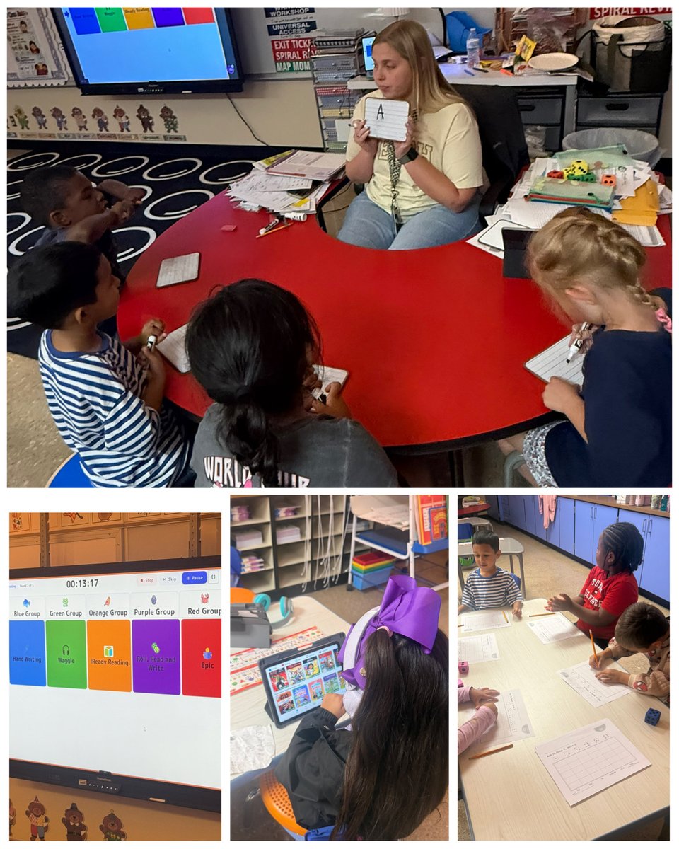 LBJelementary's tweet photo. Knights in Ms. Lauren’s Kinder are aiming high. It’s a great day to learn!  @LBJelementary https://t.co/ZISwKJheSo