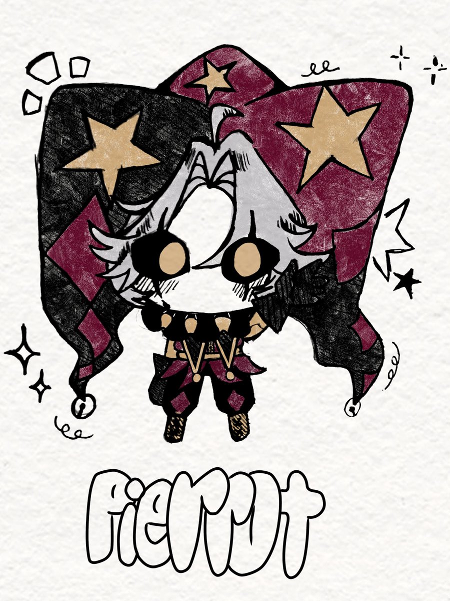 selina_loli's tweet photo. Guess my favorite character💙 #tfc #pierrot #harliquin #jester #tickettaker https://t.co/CCUvt3CtR2