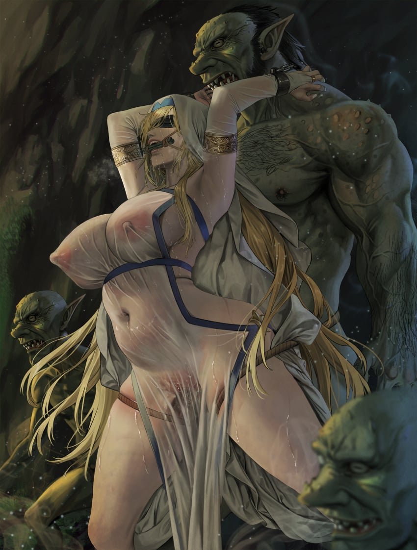 Pureblood_Whore's tweet photo. Did you know that some monsters often capture female adventurers to use them as weapons?

The concept is simple. They capture spellcasters, imprison them, and rape them until they are broken.

Afterward, they force them to use the spells they know for the monster’s benefit.

💚🔄 https://t.co/KWJ4AUKzvp