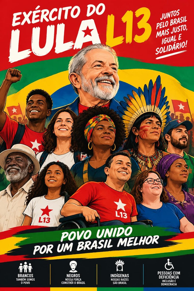 DiscipulosdaIvi's tweet photo. @BandJornalismo #ExercitoDoLula 
#ExercitoDoLulaDominouTudo 
#LulaAbriuOSigiloFlavioArregou 
#LulaNosTeAmamos
#LulaVaiVencer1️⃣3️⃣ 
#LulaPresidente2026 https://t.co/WyKJaLGjXH