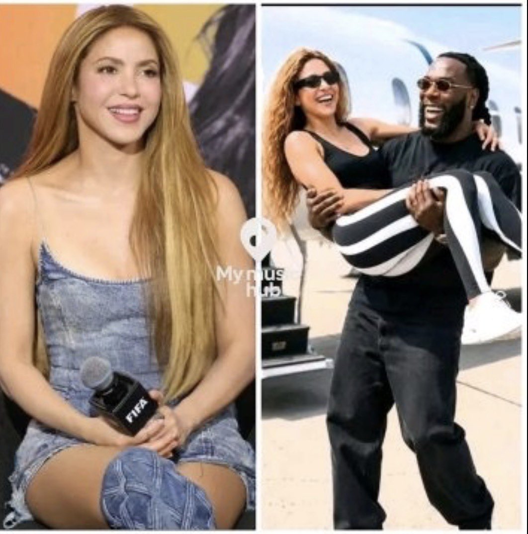 Eastmade563163's tweet photo. Shakira was recently asked about Burna Boy and whether she could ever see herself being with him.

She reportedly responded:
“Hmm… Burna Boy is an amazing person. He’s such a cool and easy-going guy, someone you can genuinely connect with. He’s funny, and I enjoyed every moment https://t.co/osHZhhAtqN